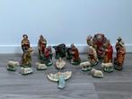 Antieke kerstgroep 20-delig (gips), Diversen, Kerst, Ophalen of Verzenden, Gebruikt