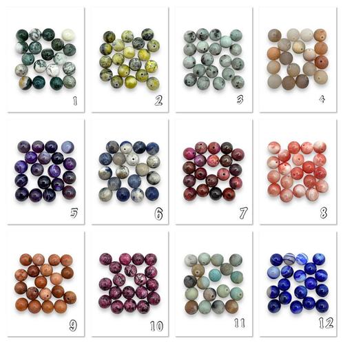 10 mm natuursteenkralen, Hobby en Vrije tijd, Kralen en Sieraden maken, Zo goed als nieuw, Ophalen of Verzenden