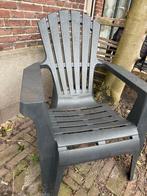 Grijze Karwei tuinstoel, Tuin en Terras, Ophalen, Gebruikt, Kunststof