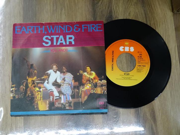 Top 4000 Eart Wind & Fire - Star, Cd's en Dvd's, Vinyl Singles, Gebruikt, Single, Pop, 7 inch, Ophalen of Verzenden