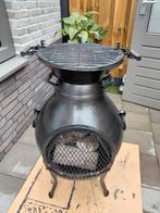 Gietijzeren potkachel barbecue kachel., Ophalen, Zo goed als nieuw