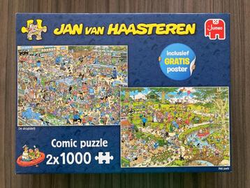 5x Jan van Haasteren puzzeldozen 2x 1000 st.; v.a. € 15/st. beschikbaar voor biedingen