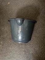 Grijze Plastic Mand / Emmer, Ophalen, Kunststof, Gebruikt, 50 tot 100 cm