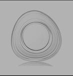 NIEUWE LAV 6 glazen dessertborden/gebaksborden, Nieuw, Ophalen of Verzenden, Glas, Bord(en)