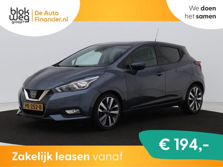 Nissan Micra € 11.400,00, Auto's, Nissan, Bedrijf, Lease, Financial lease, Micra, ABS, Achteruitrijcamera, Airbags, Airconditioning