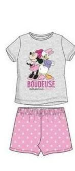 Minnie Mouse Shortama - Grijs/Roze - Maat 104-110-116-128, Kinderen en Baby's, Kinderkleding | Maat 104, Disney, Meisje, Nieuw