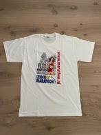 Nieuw ! Wit t-shirt Marathon Leiden. Mt M, Overige merken, Verzenden, Nieuw, Kleding