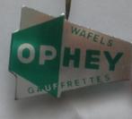 Pin - OPHEY - wafels, Verzamelen, Speldjes, Pins en Buttons, Ophalen, Zo goed als nieuw, Merk, Speldje of Pin