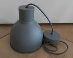 Metalen Hanglamp Grijs - Diameter 20cm, Ophalen of Verzenden, Zo goed als nieuw, Metaal, Minder dan 50 cm