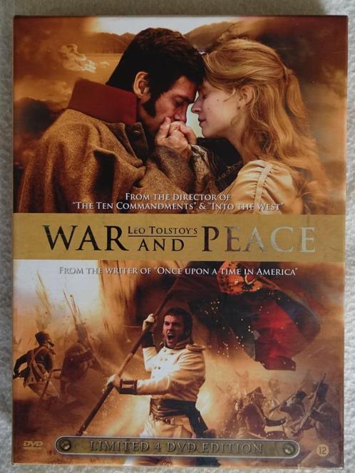 War and Peace 8715664059647 4 DVD's Russische literatuur, Cd's en Dvd's, Dvd's | Klassiekers, Zo goed als nieuw, Drama, Vanaf 12 jaar