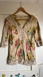 Beige blouse met bloemen van Esprit maat 40, Beige, Maat 38/40 (M), Ophalen of Verzenden, Zo goed als nieuw