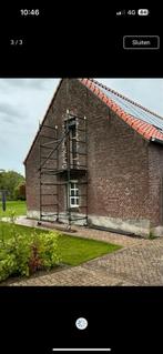 Rolsteiger te koop, werkhoogte tot 6 m, Ophalen of Verzenden, Gebruikt, Gevelsteiger, 5 meter of hoger