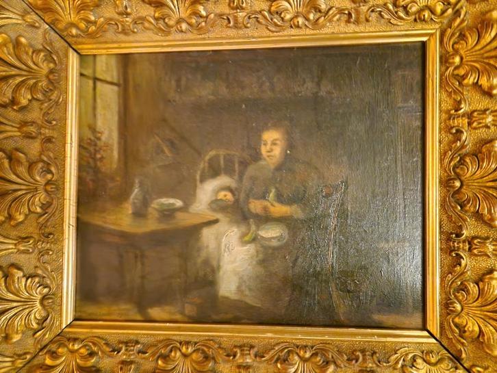 Martin Monnickendam - Olieverf op doek, 1904, Antiek en Kunst, Kunst | Schilderijen | Klassiek, Ophalen of Verzenden