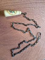 Vintage WC Toilet stortbak ketting, Ophalen of Verzenden