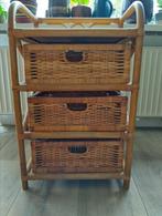 Rotan ladekastje, Huis en Inrichting, Ophalen, Overige materialen, Minder dan 50 cm, Gebruikt