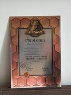 Efteling python diploma, Verzamelen, Efteling, Ophalen of Verzenden, Nieuw