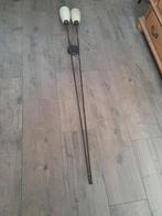 wandLamp met Glazen kelken, Ophalen, Gebruikt, 100 tot 150 cm, Vintage