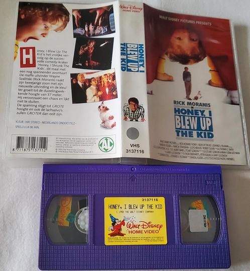 Walt Disney Honey I Blew Up The Kid VHS Kinderen/Jeugd, Cd's en Dvd's, VHS | Kinderen en Jeugd, Zo goed als nieuw, Tekenfilms en Animatie