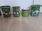 Vintage Petroleumstelletjes - Haller & Beccon, Ophalen