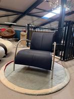 Showmodel Montis Lomas Fauteuil Highland Blauw leer Stoel, Huis en Inrichting, Fauteuils, Ophalen of Verzenden, Montis, 50 tot 75 cm