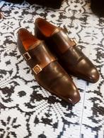 NIEUW Santoni gespschoenen, Ophalen of Verzenden, Zo goed als nieuw, Bruin, Gespschoenen