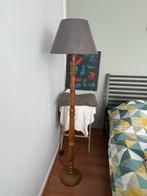 Vloerlamp + kap, Ophalen, 100 tot 150 cm, Hout, Landelijk