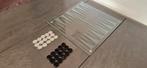 Glas Chess & backgammon set, Hobby en Vrije tijd, Gezelschapsspellen | Bordspellen, Ophalen, Zo goed als nieuw