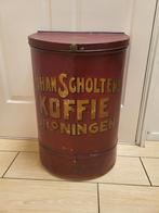 Johan Scholtens Koffie Groningen halfrond winkelblik., Ophalen of Verzenden, Gebruikt, Koffie, Overige merken