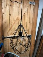 Prachtige lamp met zwart metalen lampenkap incl. Bulb, Minder dan 100 cm, Zo goed als nieuw, Ophalen