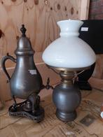 tin lamp en kraantjes kan, Antiek en Kunst, Antiek | Tin, Ophalen