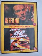 DVD: Inferno / Gone in 60 Seconds - Actie!, Vanaf 16 jaar, Ophalen of Verzenden, Zo goed als nieuw, Actie