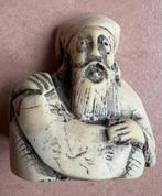 Vintage netsuke, man met muts, Ophalen of Verzenden