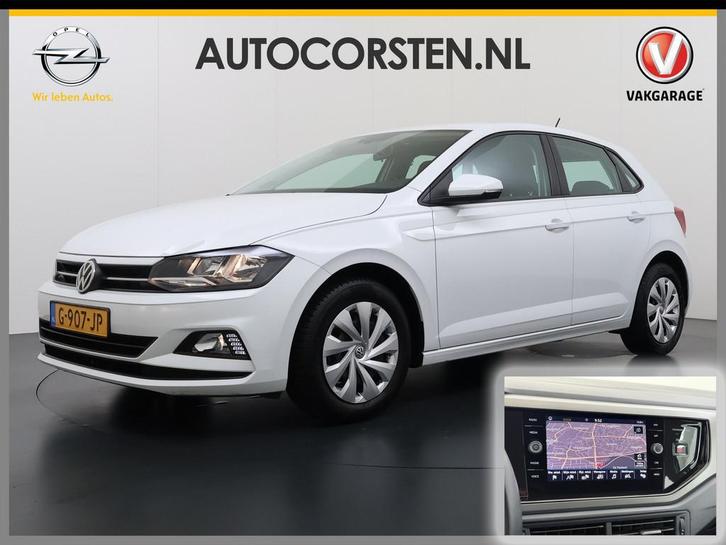 Volkswagen Polo 1.0TGI 5Drs Navi Climatronic Apple Carplay A, Auto's, Volkswagen, Bedrijf, Te koop, Polo, ABS, Adaptive Cruise Control