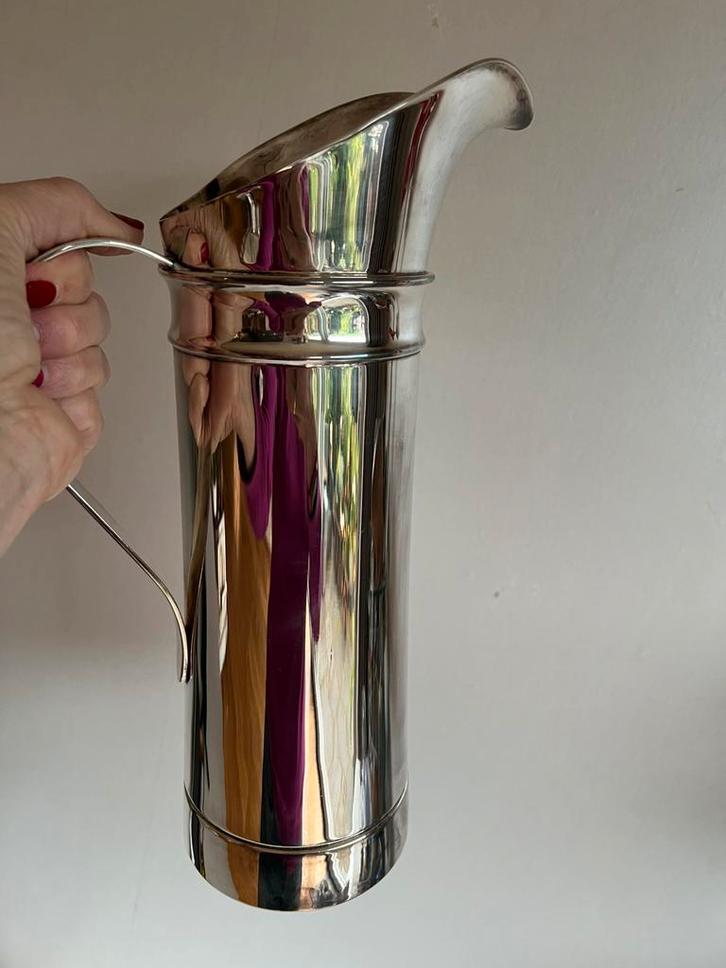 Design Italy Silverplated Greggio  Thermoskan Modigliani, Antiek en Kunst, Kunst | Designobjecten, Ophalen of Verzenden