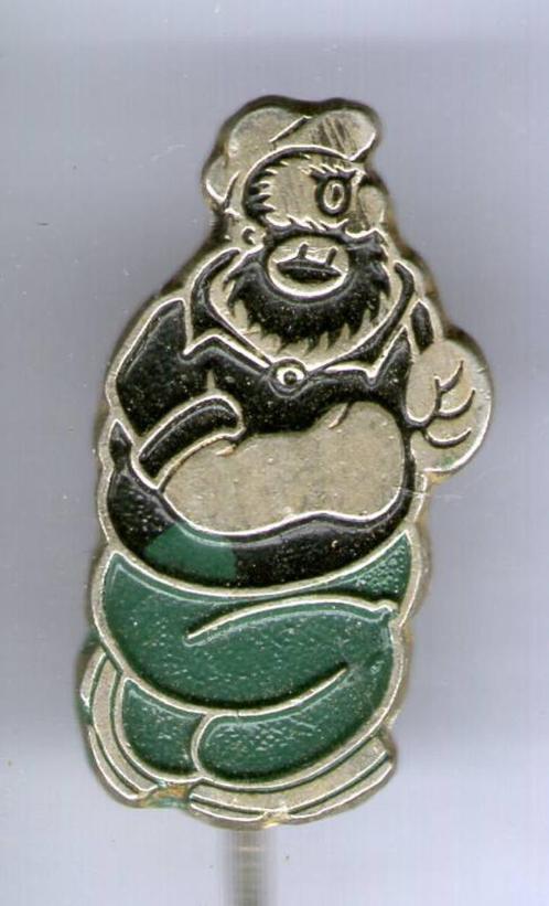 Brutes zilverkl stripfiguur groene broek speldje ( S_171 ), Verzamelen, Speldjes, Pins en Buttons, Nieuw, Speldje of Pin, Figuurtje