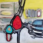 WHA . Pantki -- schilderij - abstract _ 100x100 - 2017, Ophalen of Verzenden