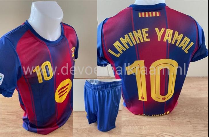 YAMAL VOETBAL TENUE  SPAANSE CLUB THUISKLEUR 2025  -2026, Sport en Fitness, Voetbal, Nieuw, Set, Maat XS of kleiner, Ophalen of Verzenden