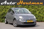 Fiat 500 Cabrio 0.9 TwinAir Automaat by Gucci Leder|Ecc|Crui, Auto's, Euro 5, 86 pk, Gebruikt, Zwart