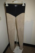Marccain leren broek legging tregging aansluitend model 2S, Verzenden, Beige, Zo goed als nieuw, Maat 36 (S)