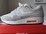 Nike Air Max 1 Pure Platinum Total Orange 43, Kleding | Heren, Schoenen, Ophalen of Verzenden, Wit, Zo goed als nieuw, Sneakers of Gympen