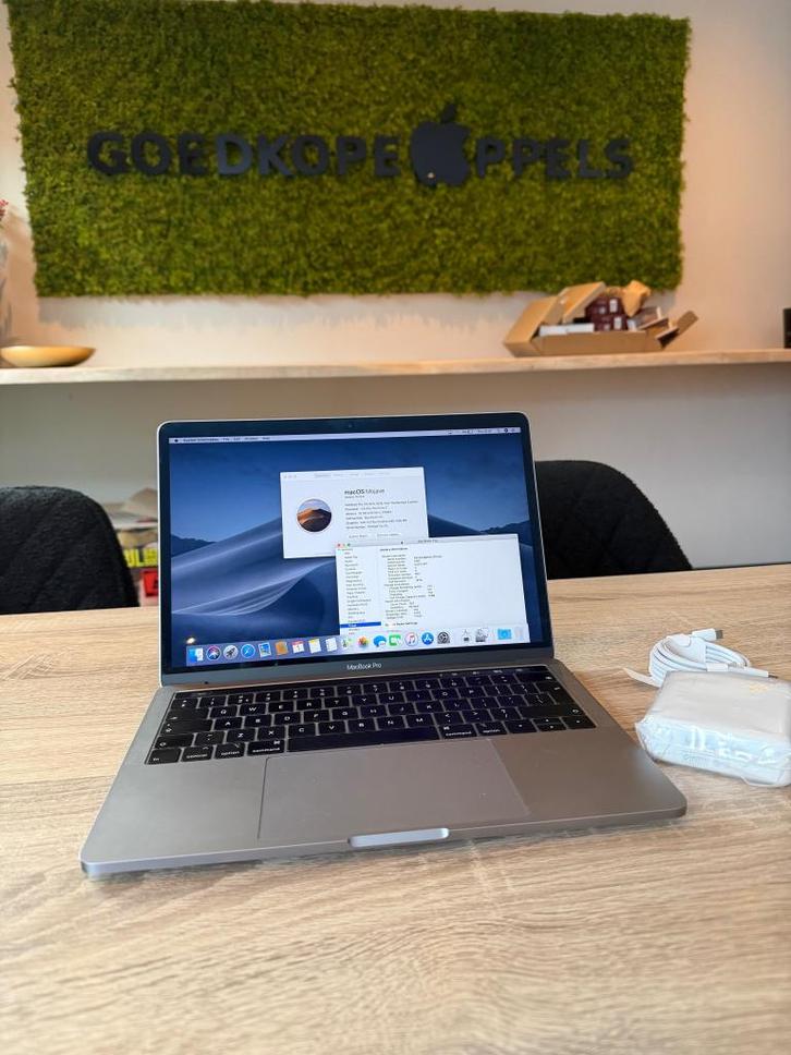 MacBook Pro 2019 13'' i7 16GB 256GB Space Grey | 302 cycli, Computers en Software, Apple Macbooks, MacBook Pro, Qwerty, Ophalen