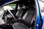 Ford Puma 1.0i Hybrid 155pk ST-Line X First Edition | NL aut, Keurmerk '100% Onderhouden', 65 €/maand, Blauw, Leder en Stof