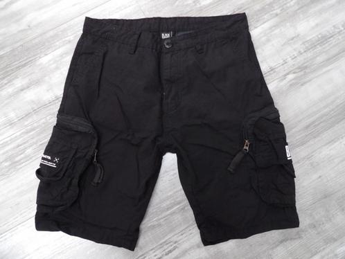 als nieuw Black Squad korte broek mt S, Kleding | Heren, Broeken en Pantalons, Zo goed als nieuw, Maat 46 (S) of kleiner, Zwart