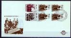 Nederland FDC 126, zonder bruine kleur bij eerste dag van ui, Postzegels en Munten, Postzegels | Nederland, Ophalen of Verzenden