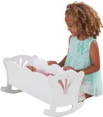 MOET WEG - Kidcraft lil’Doll wit wieg poppenaccessoire, Ophalen, Zo goed als nieuw
