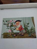 STEIFF. 1959. KABOUTER MET LOUPE BIJMBLOEMEN, Verzamelen, Ophalen of Verzenden, 1940 tot 1960