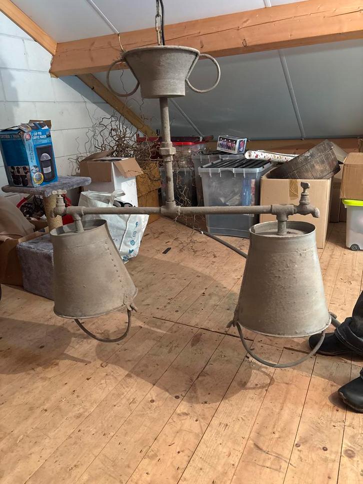 Hanglamp Emmer Design, Huis en Inrichting, Lampen | Hanglampen, Gebruikt, 50 tot 75 cm, Metaal, Ophalen