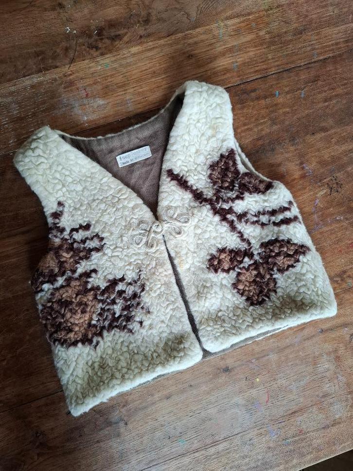 Warm wollen gilet 100% wol sep7ember alwero, Kinderen en Baby's, Kinderkleding | Maat 122, Gebruikt, Jongen of Meisje, Trui of Vest
