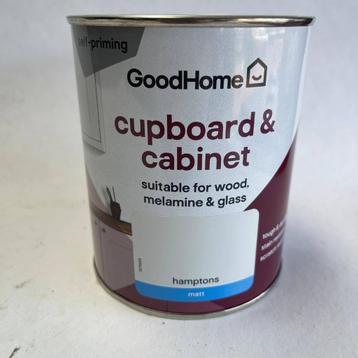 GoodHome Keuken & Kasten Verf Lak Hamptons Wit Mat 750ml beschikbaar voor biedingen