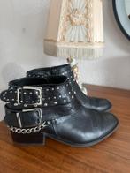 Sacha Leren Buckle Boots - Maat 36 - Nieuwstaat!, Verzenden, Zwart, Lage of Enkellaarzen, Nieuw